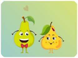 Happy Anniversary perfect pear