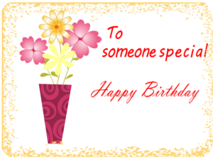 To someone special