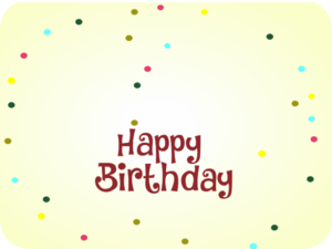Happy Birthday