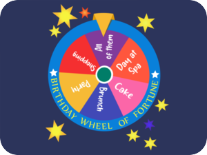 Birthday Wheel of Fortune