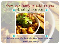 Best wishes for Baisakhi