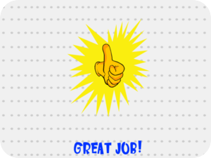 Congratulations Great Job!