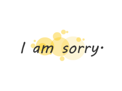 Ever Wondered How Sorry Looks Like